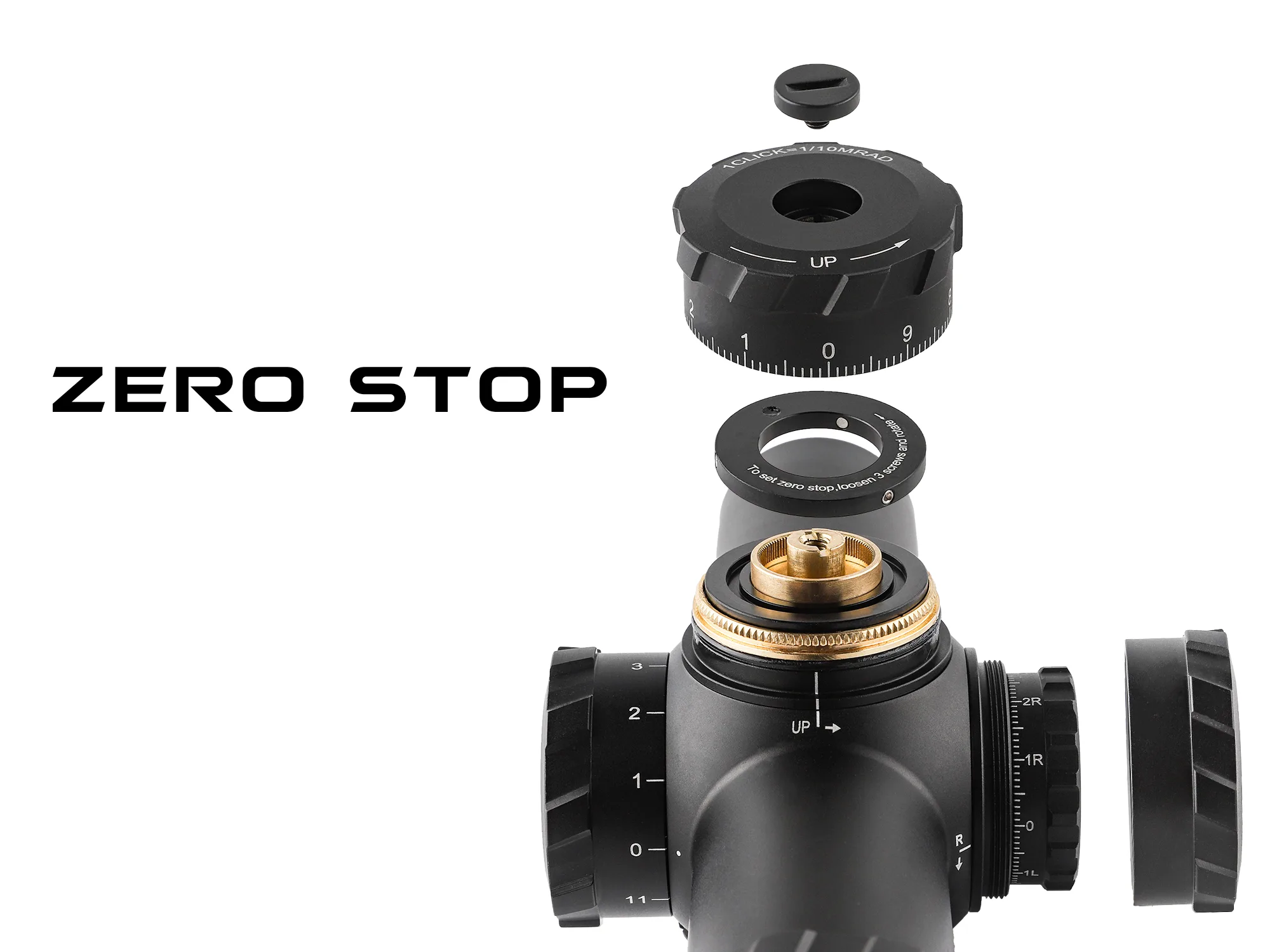 Super Compact LPVO 1-10x28 FFP IR zerostop| 34mm Tube